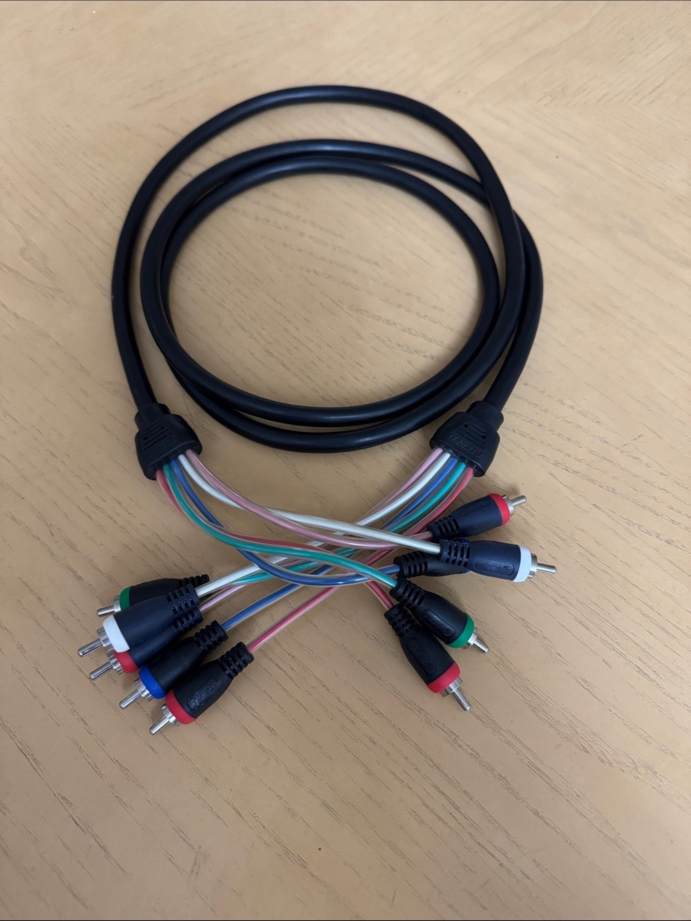Steren 6ft Premium 5-RCA Component Video & Audio Cable (RGB + Stereo)